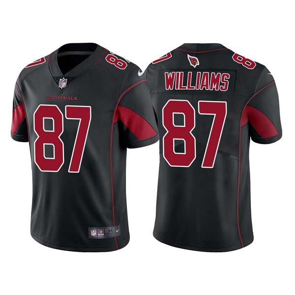 Men's Arizona Cardinals #87 Maxx Williams Black Color Rush Limited Stitched Jersey